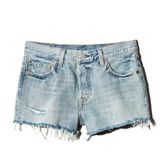 Levi's 501 Denim Shorts in Waveline - Picture 6 of 6